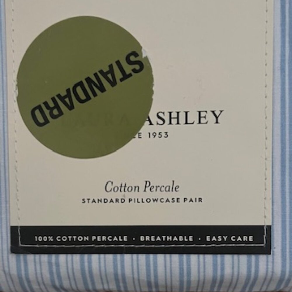 Laura Ashley Standard Pillowcase Pair NWT - Picture 3 of 8